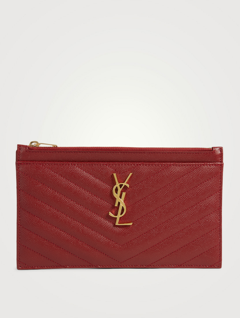 SAINT LAURENT YSL Monogram Leather Pouch Holt Renfrew Canada