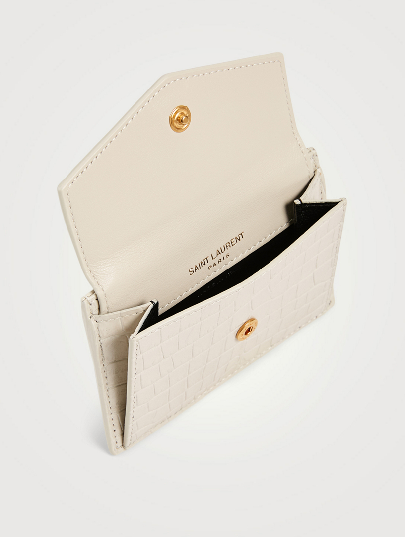 ysl monogram card case