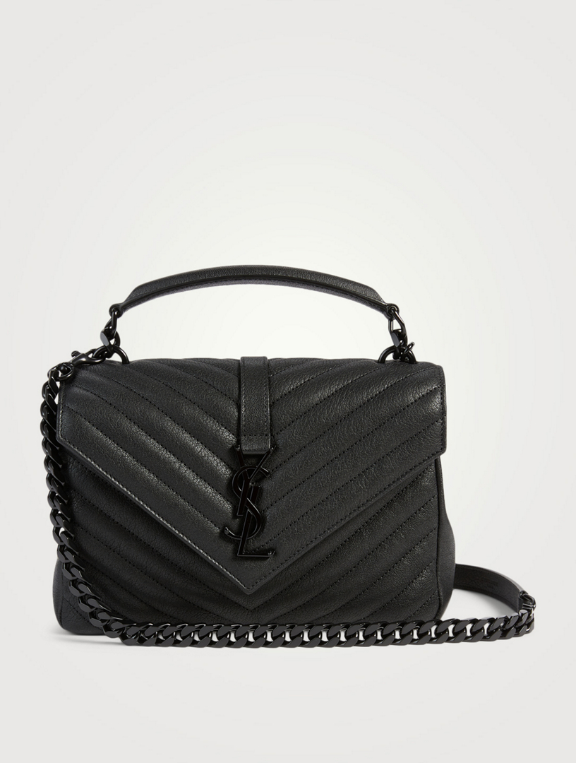 SAINT LAURENT Medium Collège YSL Monogram Leather Bag | Holt Renfrew Canada