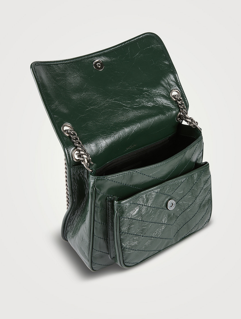 ysl niki bag green