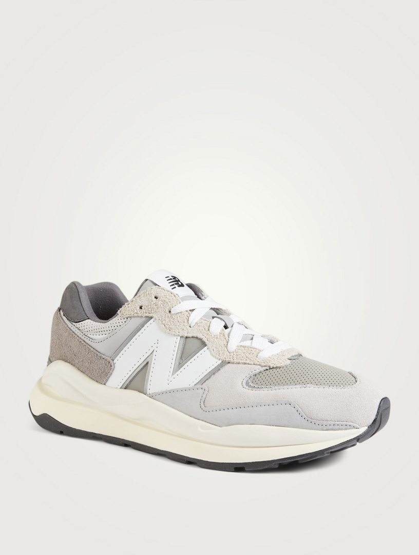new balance unisex 57 40 leather sneakers