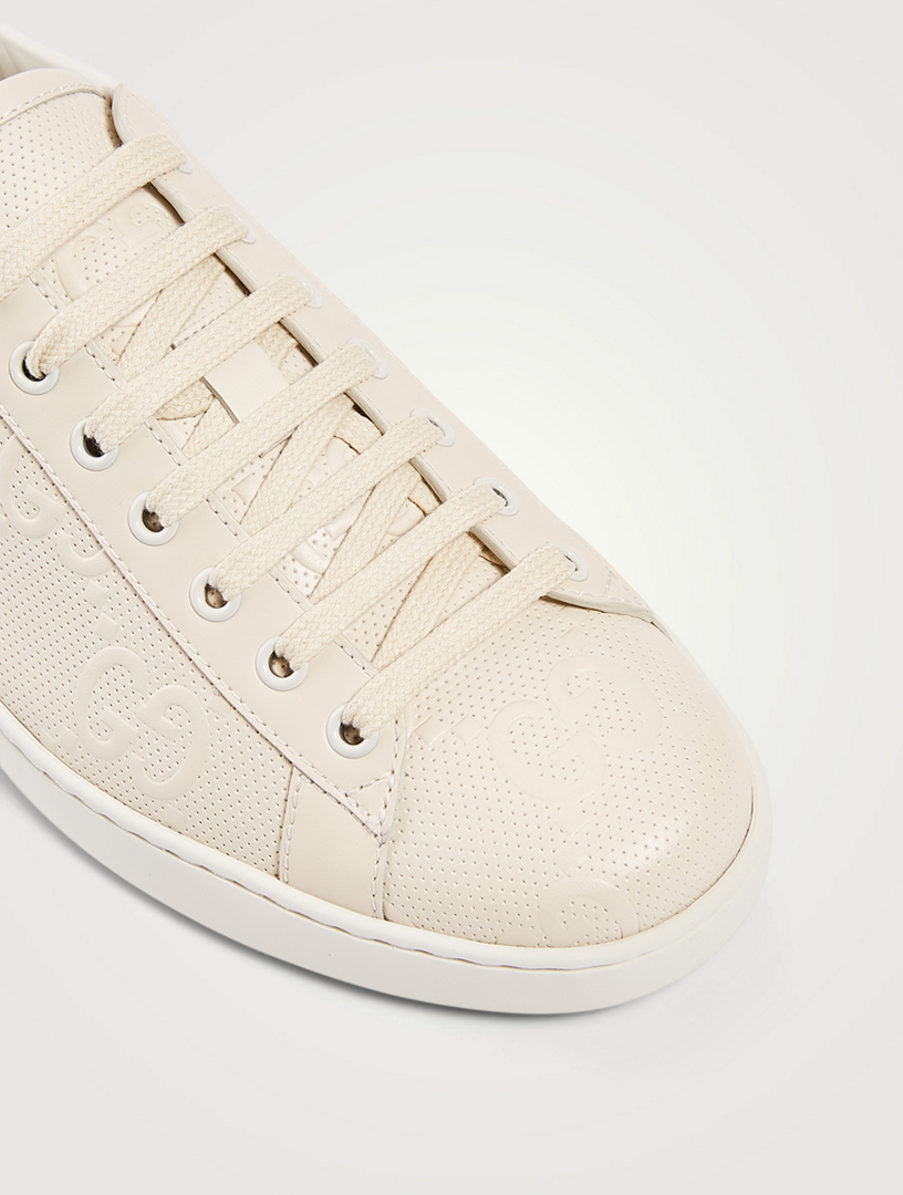 men's ace gg embossed sneaker