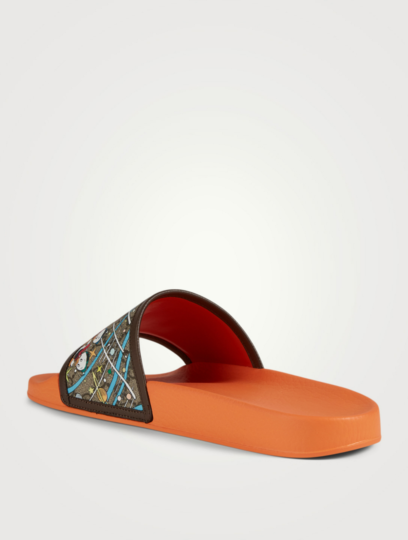 gucci slides women orange