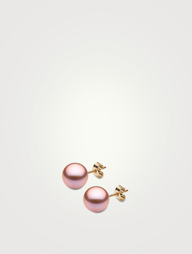 Clous d'oreilles Classic en Or 18 ct avec perle 7 mm