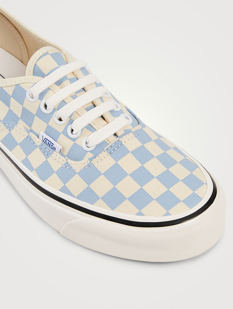 VANS Anaheim Factory Authentic 44 DX Canvas Sneakers In Check Print | Holt Renfrew Canada