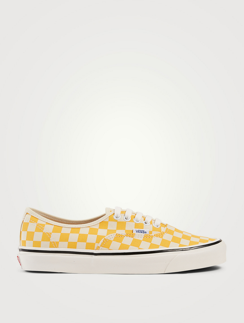 yellow checkered vans canada