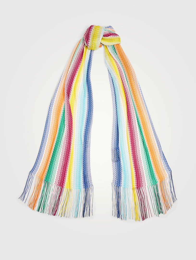 MISSONI Knit Zig-Zag Scarf | Holt Renfrew Canada