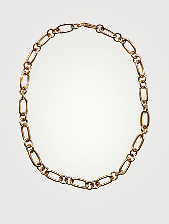 LAURA LOMBARDI Rafaella 14K Gold Plated Chain Necklace Women's Metallic