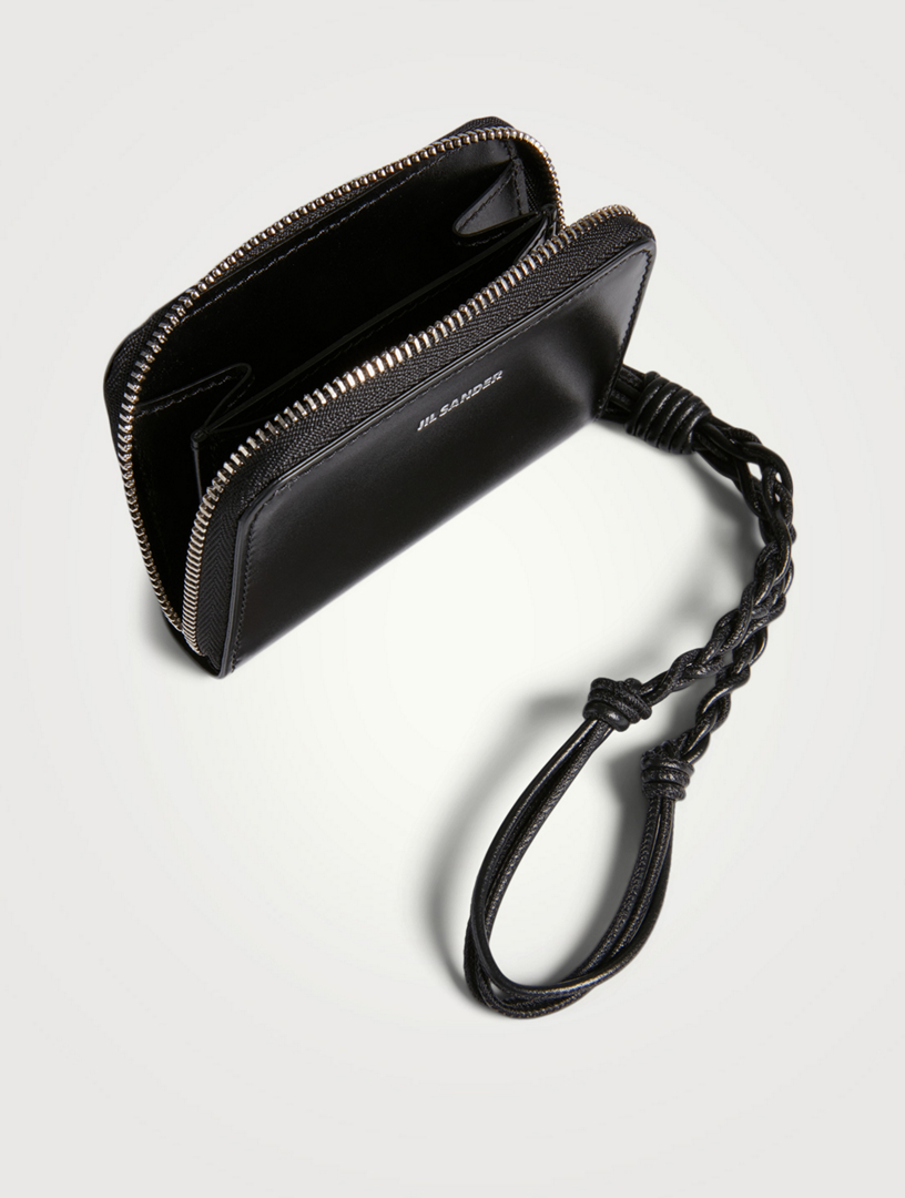 JIL SANDER Small Leather Zip-Around Wallet | Holt Renfrew Canada