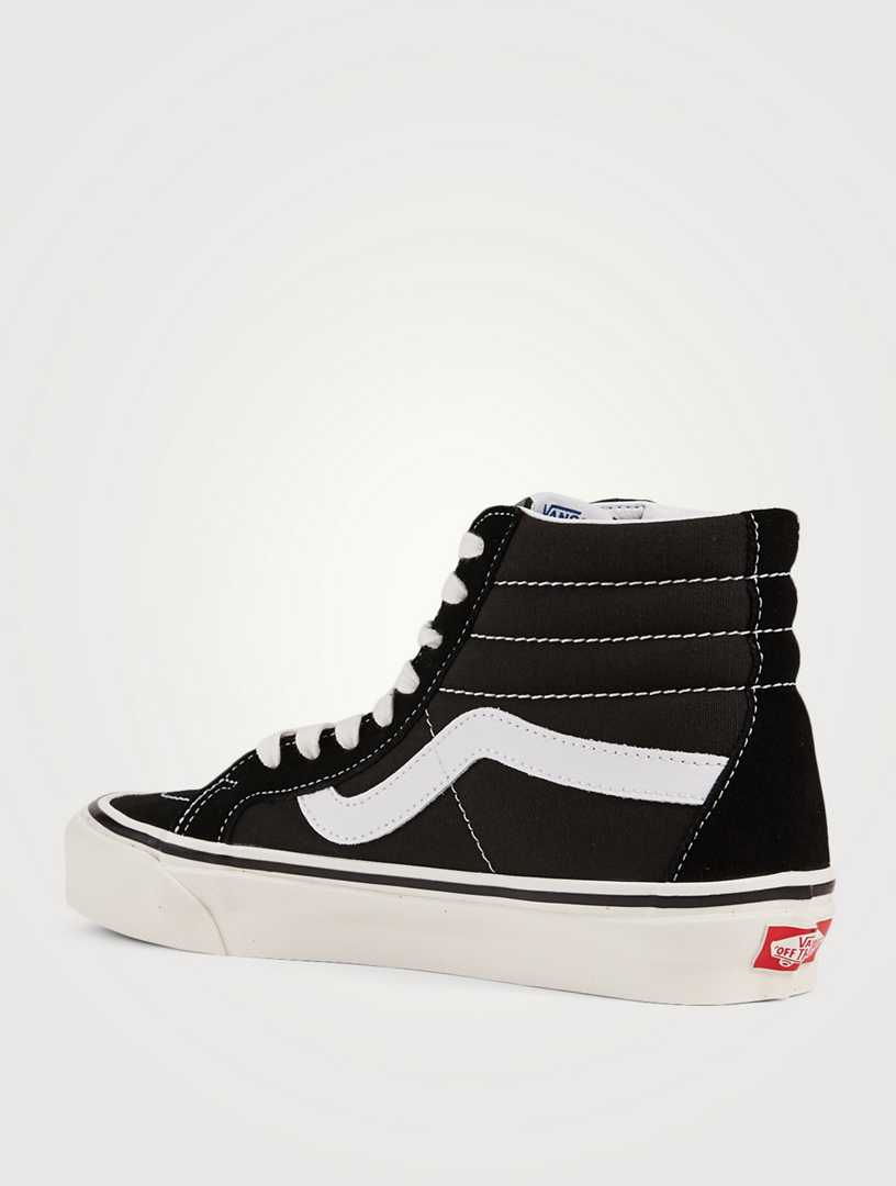 VANS Anaheim Factory SK8-Hi 38 DX Suede And Canvas High-Top Sneakers ...