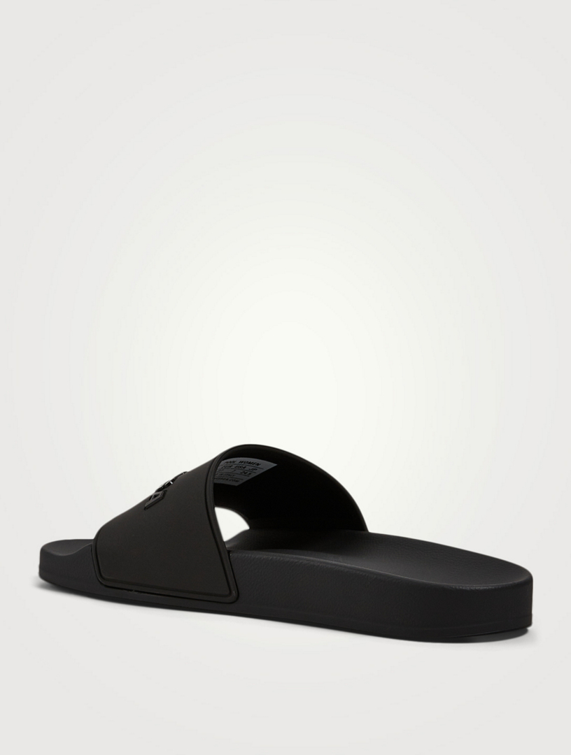 balenciaga rubber pool slide sandals
