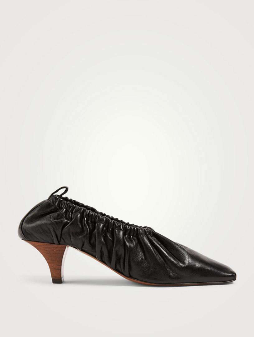 NEOUS Phinia 55 Gathered Leather Pumps Holt Renfrew Canada
