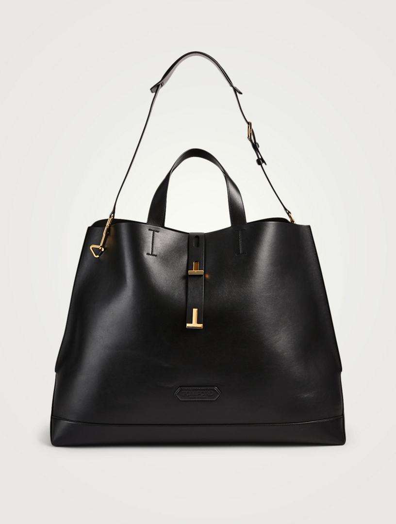 TOM FORD T Twist Leather Tote Bag | Holt Renfrew Canada