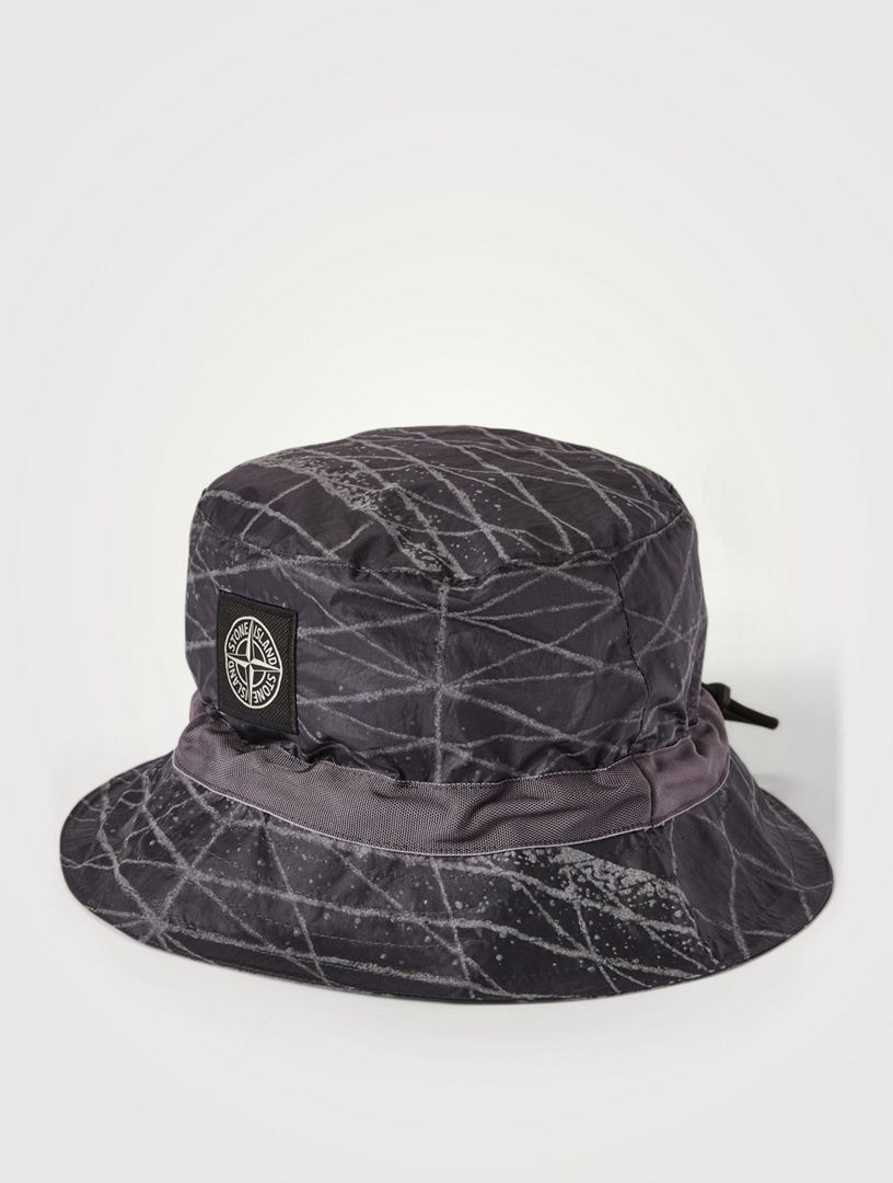 STONE ISLAND Reflective Grid Lamy Nylon Bucket Hat Holt Renfrew Canada