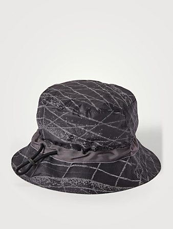 Reflective Grid Lamy Nylon Bucket Hat