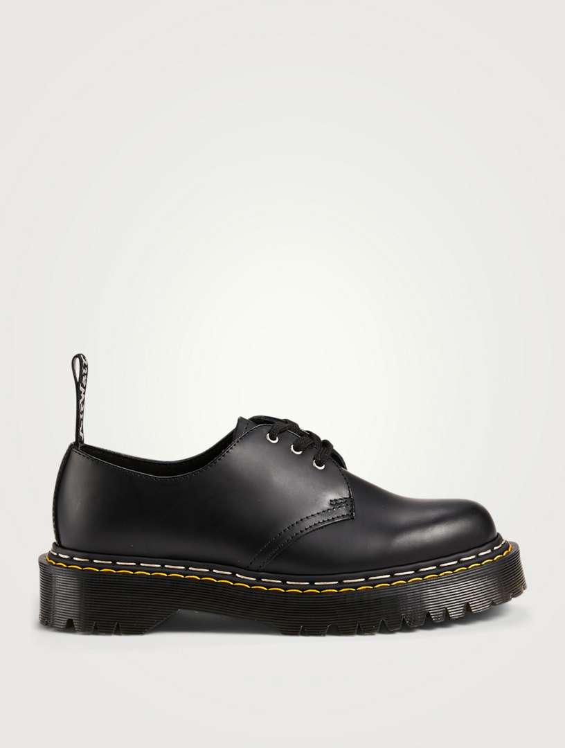 DR. MARTENS X RICK OWENS Women's Bex Leather Derby Shoes Women's Black