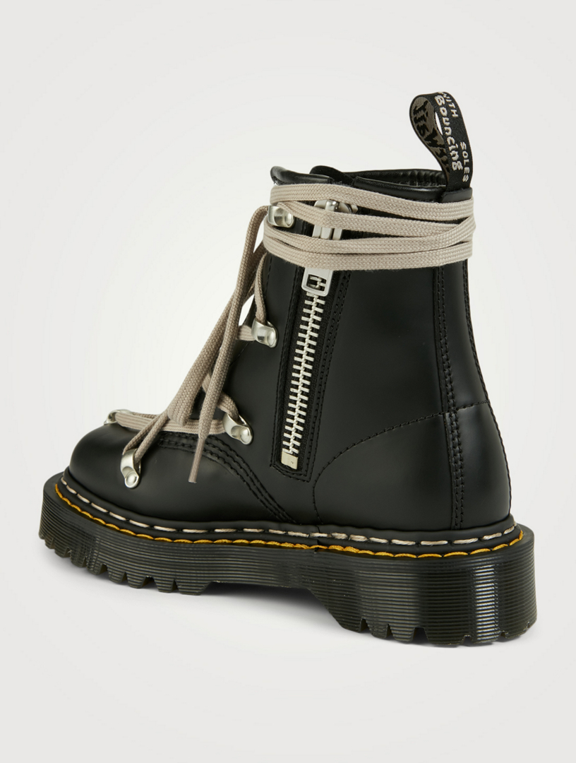 DR. MARTENS X RICK OWENS Women's Bex Leather Lace-Up Ankle Boots | Holt ...