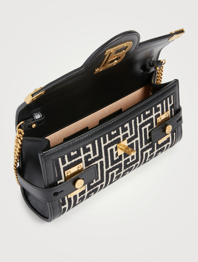 BALMAIN B-Buzz 23 Jacquard Clutch Bag | Holt Renfrew Canada