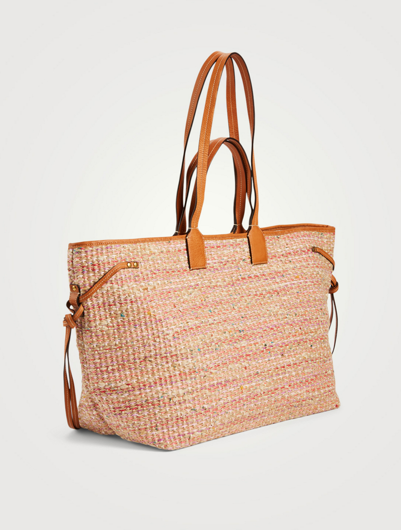 ISABEL MARANT Wydra Woven Jute Shopper Tote Bag | Holt Renfrew Canada