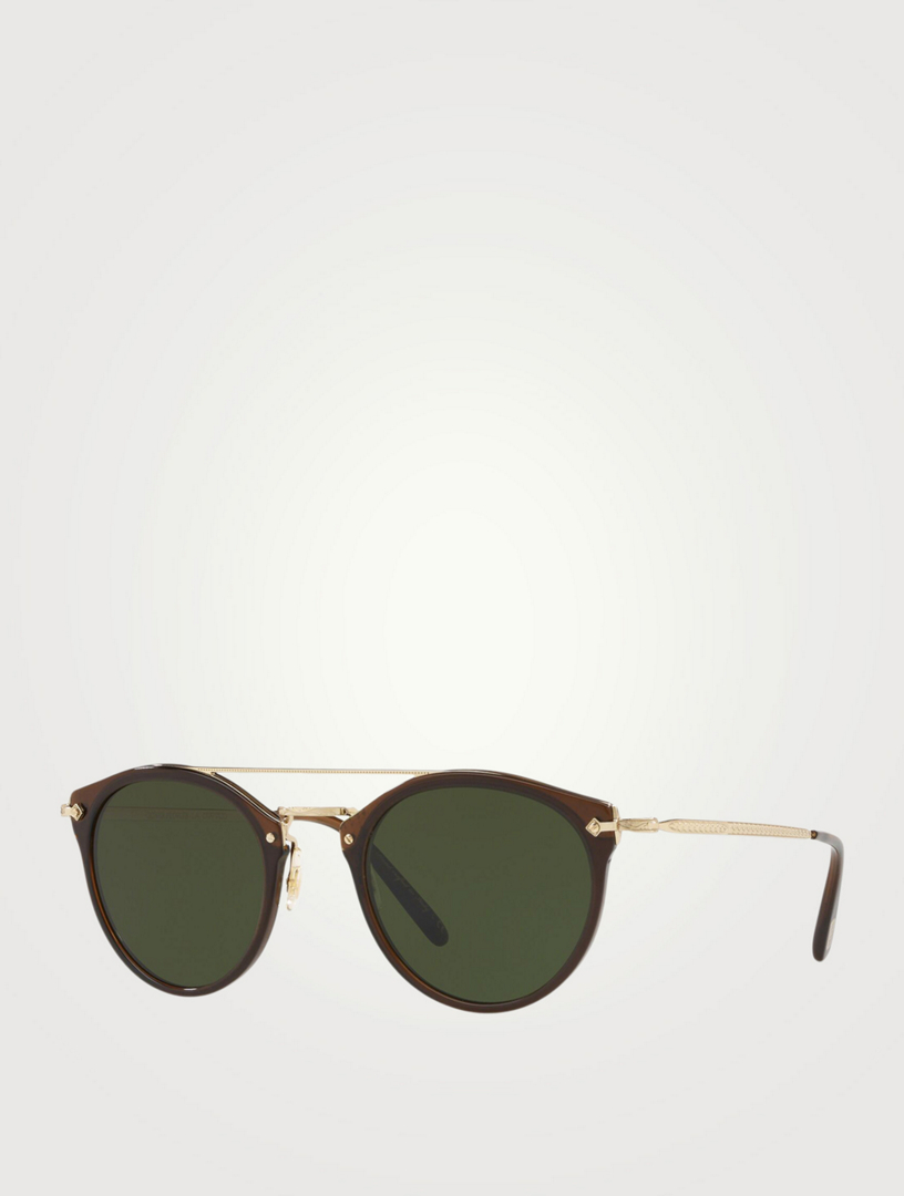 OLIVER PEOPLES Remick Round Sunglasses | Holt Renfrew Canada