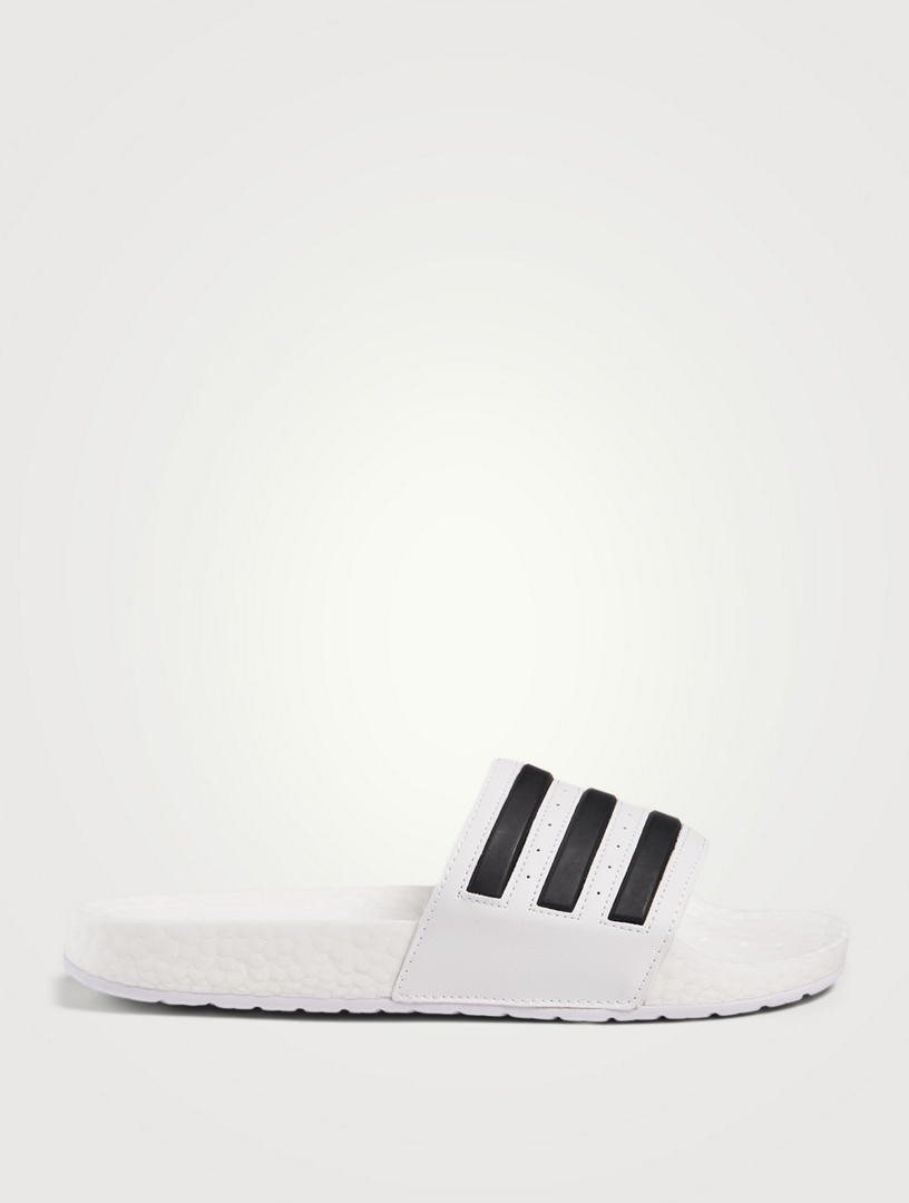 adilette boost slides white