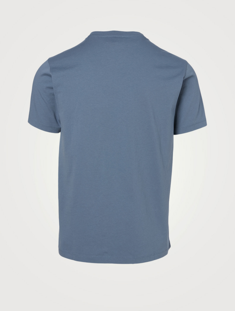 KENZO Gradient Tiger Cotton T-Shirt Mens Blue