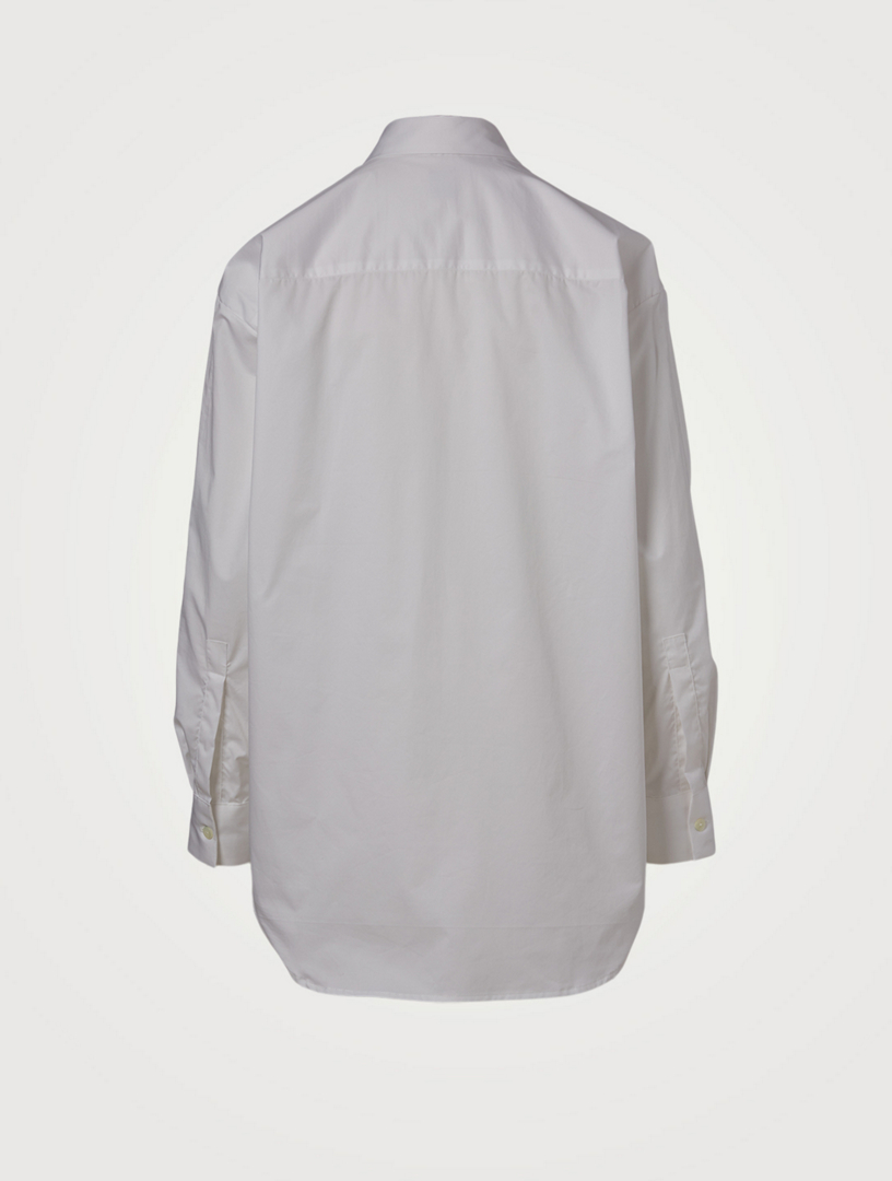 ELEVENTY Cotton Open-Sleeve Shirt | Holt Renfrew Canada