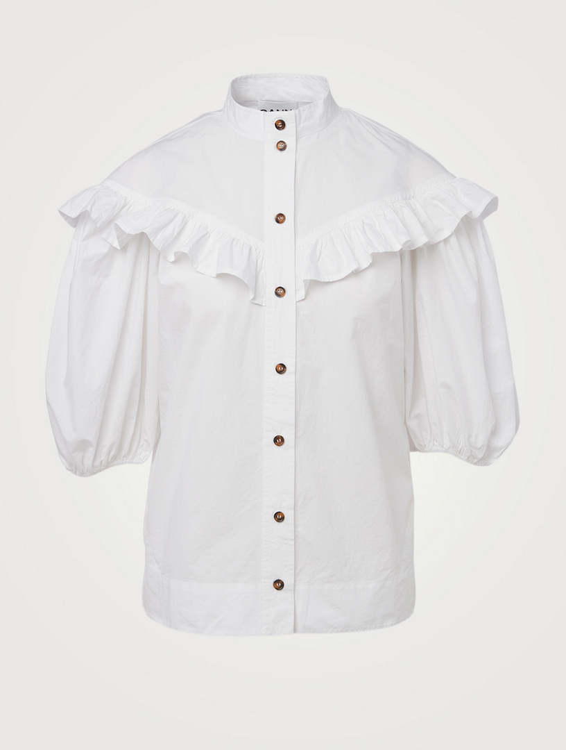 cotton poplin blouse