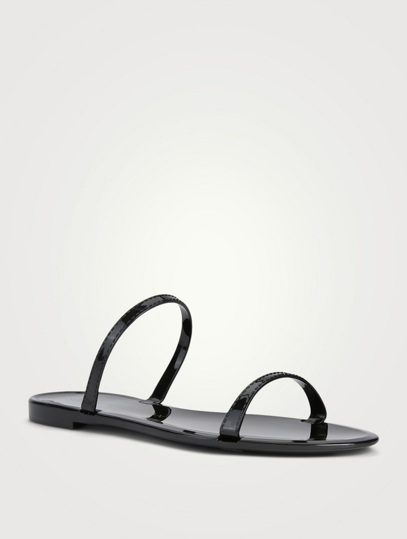STUART WEITZMAN Sawyer Jelly Slide Sandals | Holt Renfrew Canada