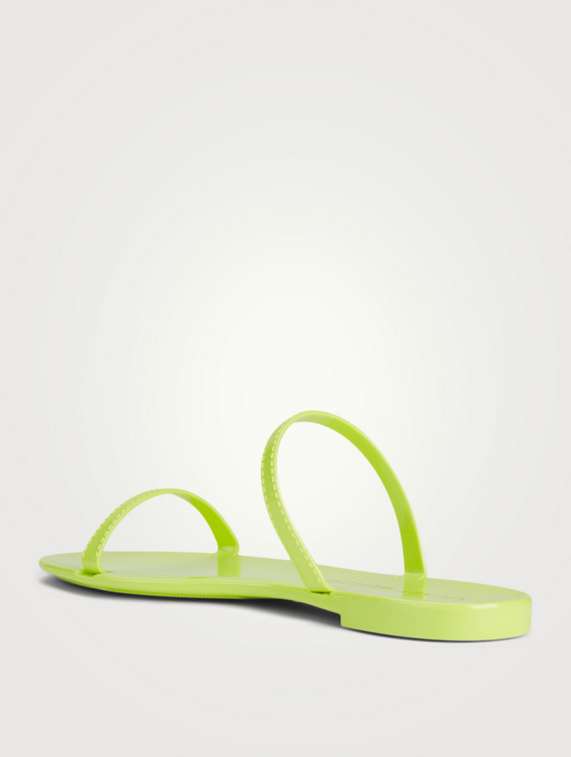STUART WEITZMAN Sawyer Jelly Slide Sandals | Holt Renfrew Canada