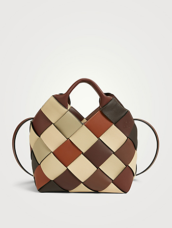 LOEWE Small Surplus Leather Woven Basket Bag | Holt Renfrew Canada