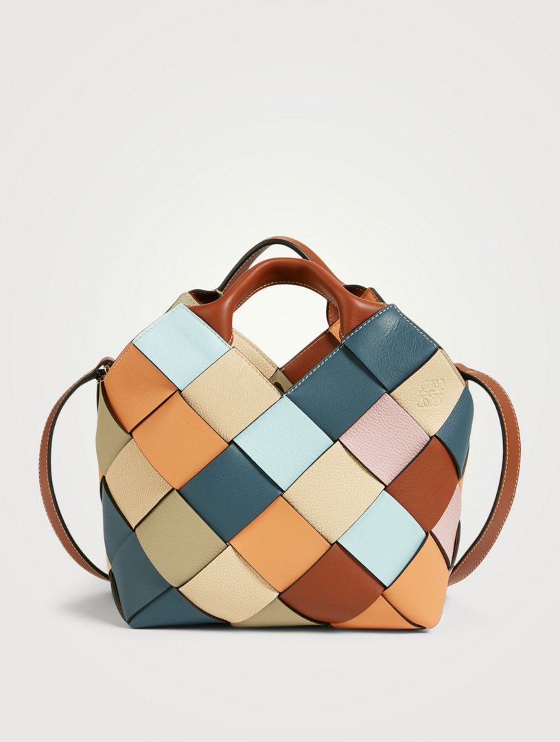 LOEWE Small Surplus Leather Woven Basket Bag Holt Renfrew Canada