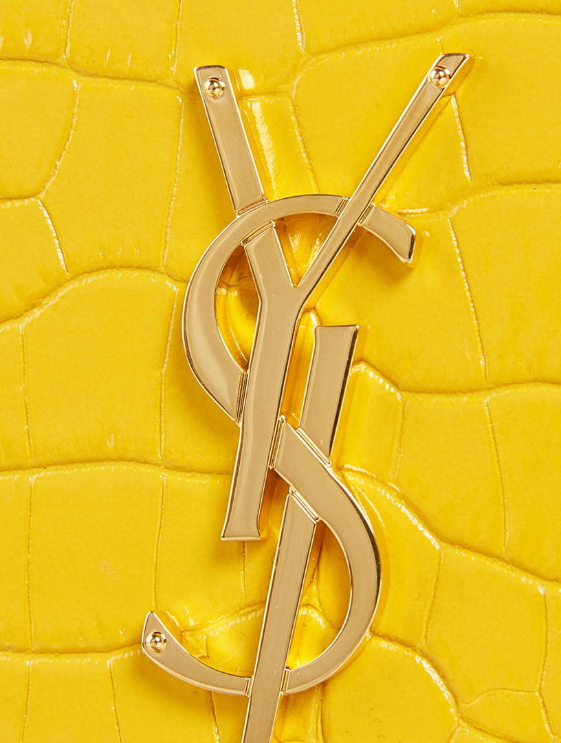 kate ysl monogram leather chain wallet bag