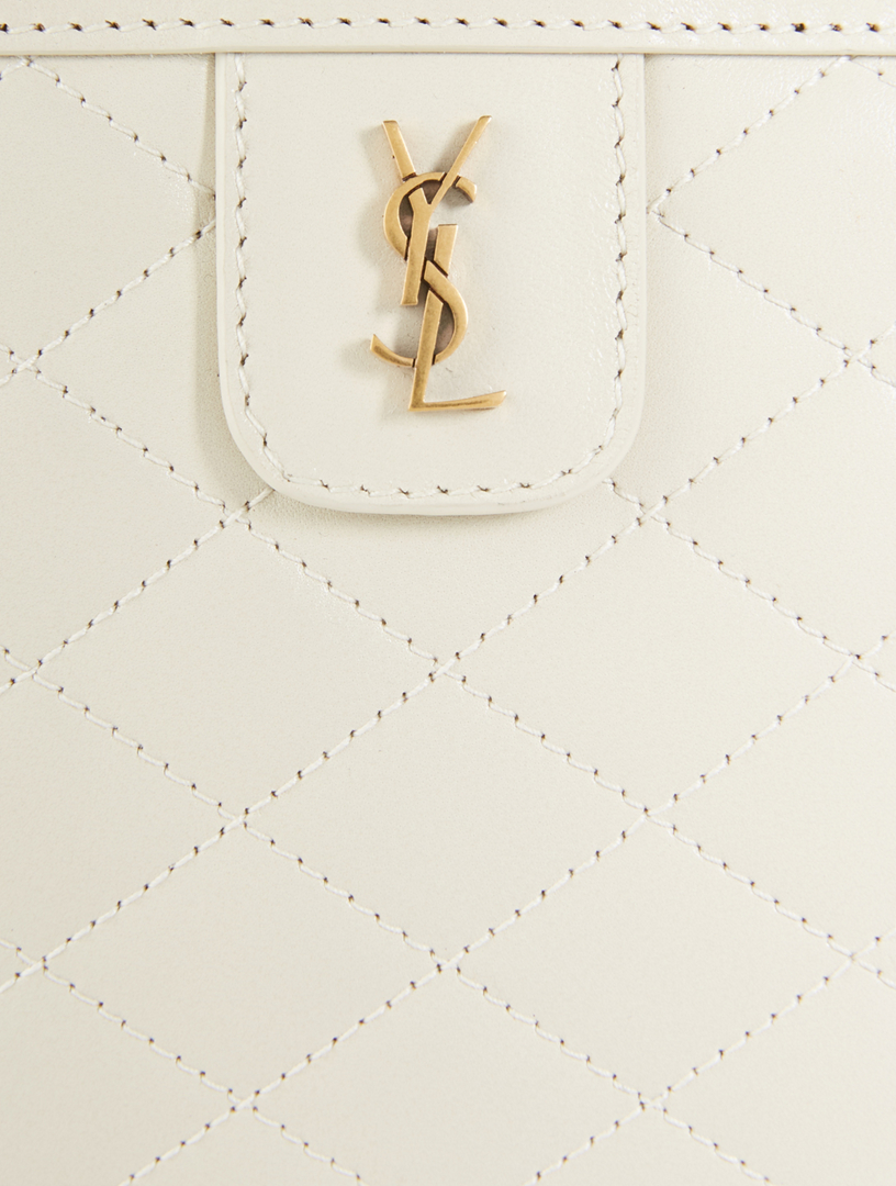 Ysl Monogram Clutch Insert With Chain Link Literacy Basics