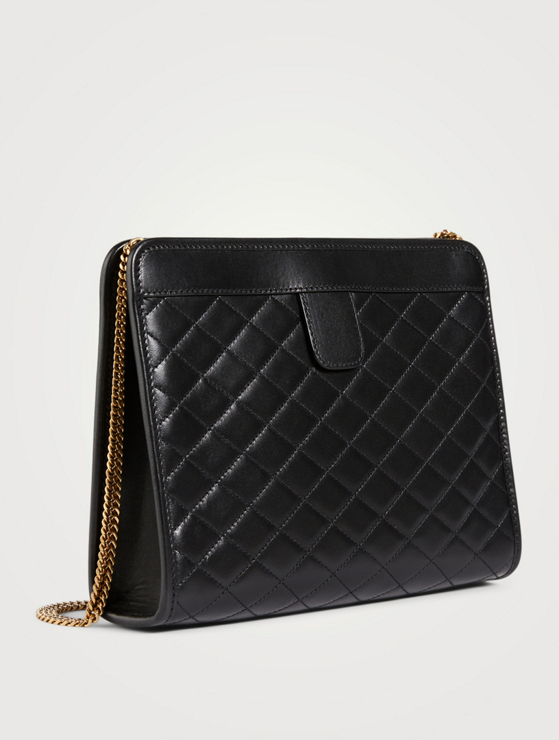 Ysl Monogram Clutch Insert With Chain Link Literacy Basics