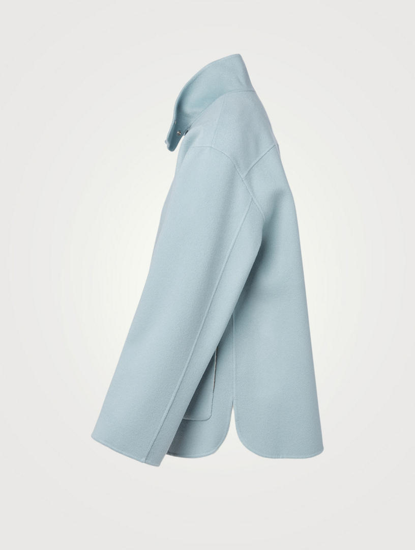 THEORY Double Face Wool And Cashmere Utility Coat Holt Renfrew Canada