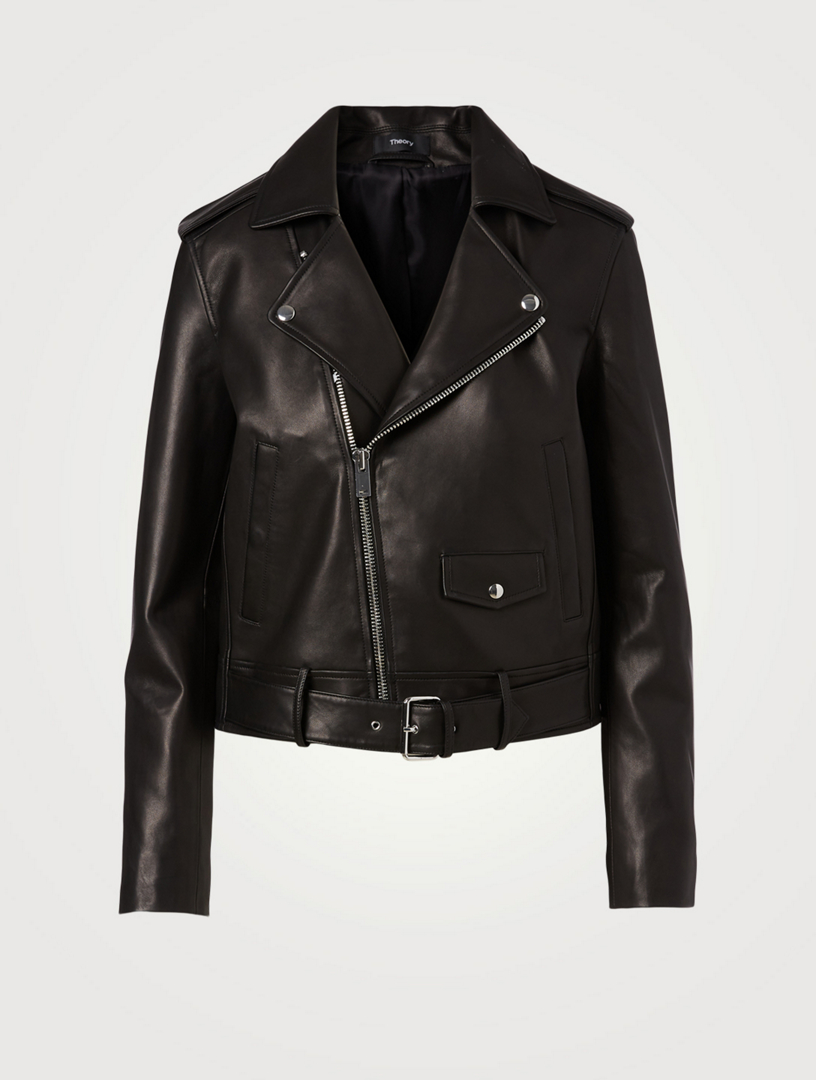 THEORY Leather Moto Jacket | Holt Renfrew Canada