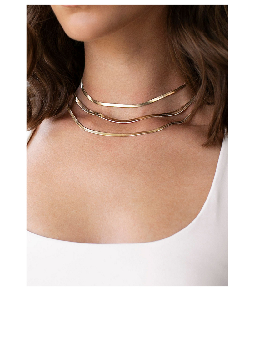 ELECTRIC PICKS Python 14K Gold Filled 16Inch Necklace Holt Renfrew