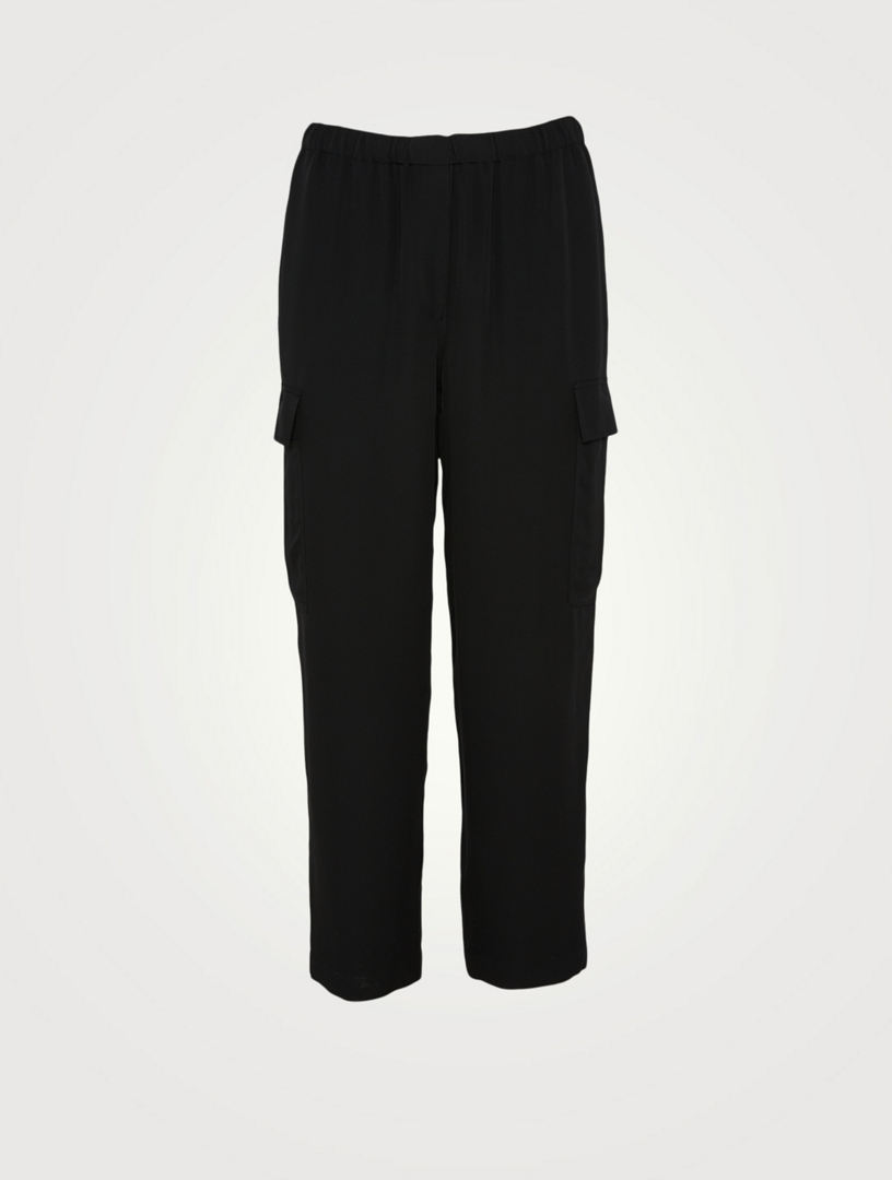 theory silk cortlandt pants