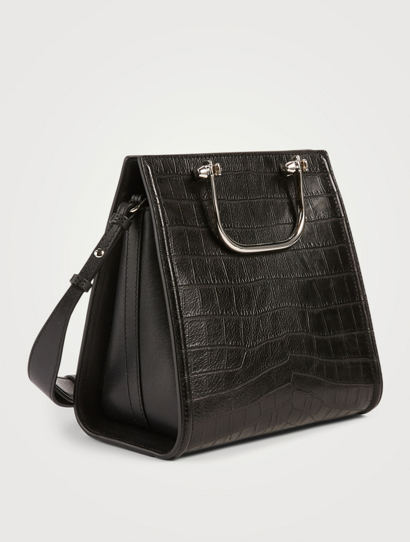 alexander mcqueen black crocodile
