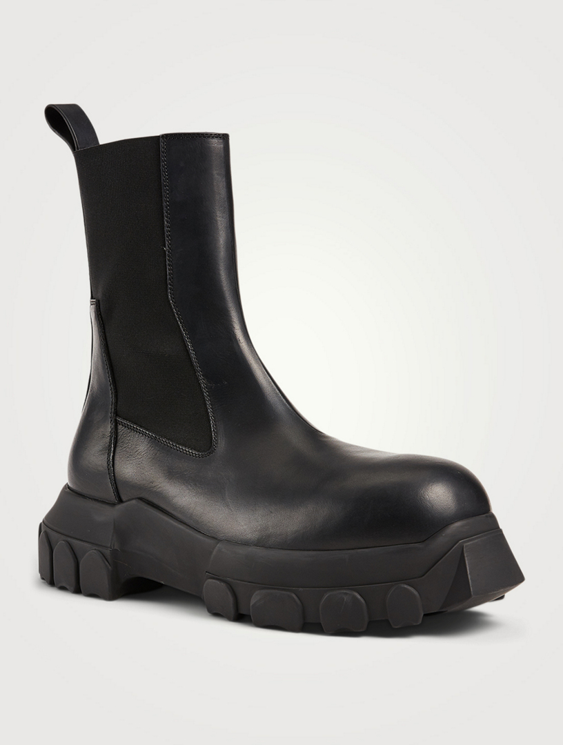 RICK OWENS Beatle Bozo Tractor Ankle Boots | Holt Renfrew Canada