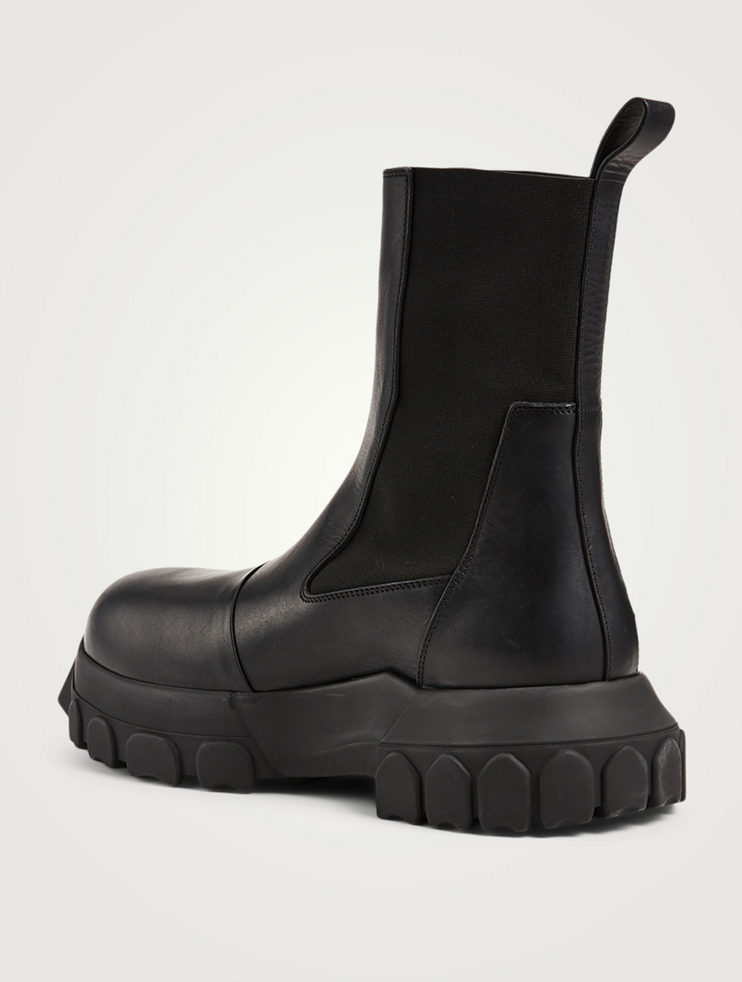 RICK OWENS Beatle Bozo Tractor Ankle Boots | Holt Renfrew Canada