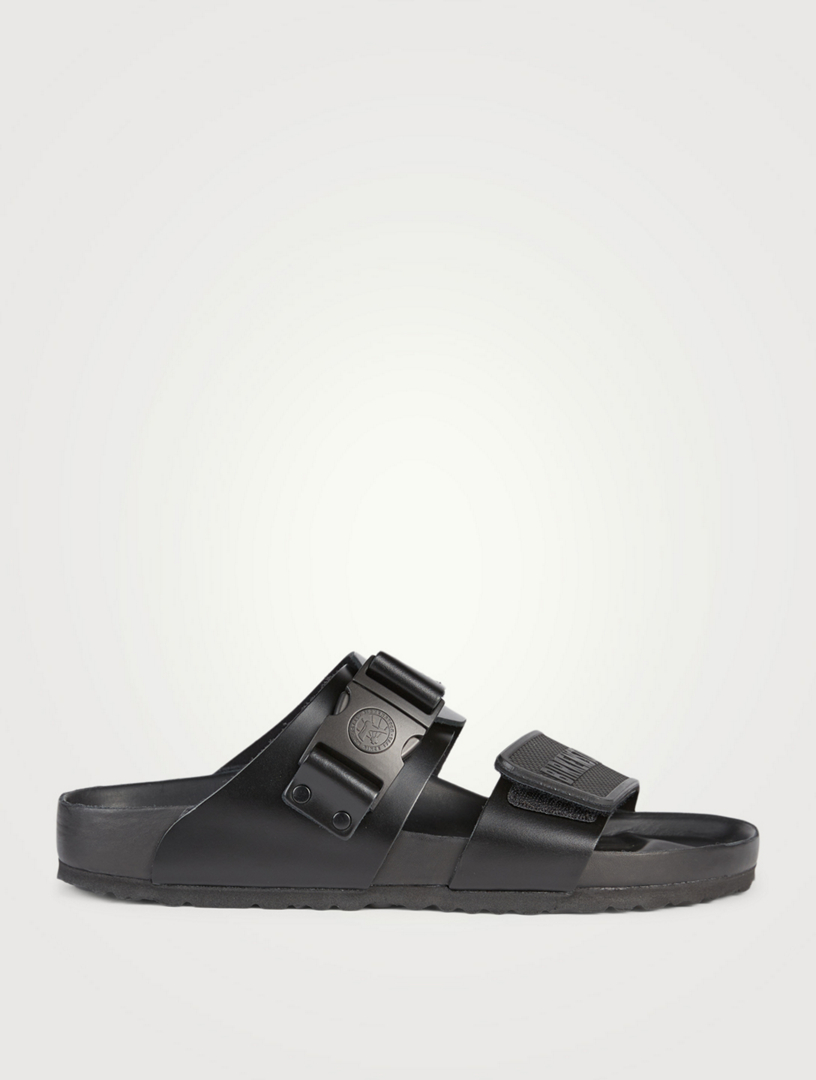 BIRKENSTOCK X RICK OWENS Rotterdam Leather Slide Sandals | Holt Renfrew ...