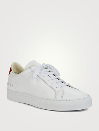 COMMON PROJECTS Retro Low Leather Sneakers Women's White