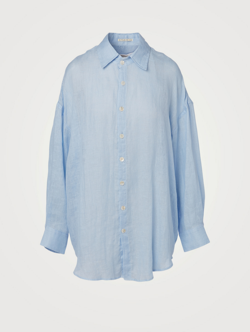 vitamin a linen shirt