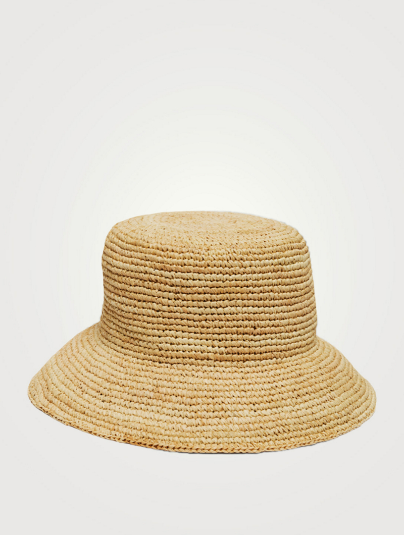 VITAMIN A Cannes Straw Bucket Hat | Holt Renfrew Canada