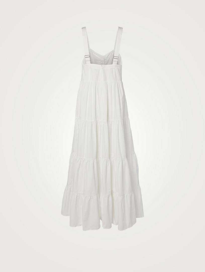MAGALI PASCAL Calypso Cotton Poplin Tiered Maxi Dress | Holt Renfrew Canada