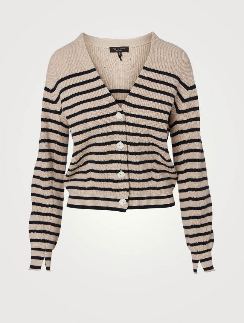 rag & bone ann striped cardigan