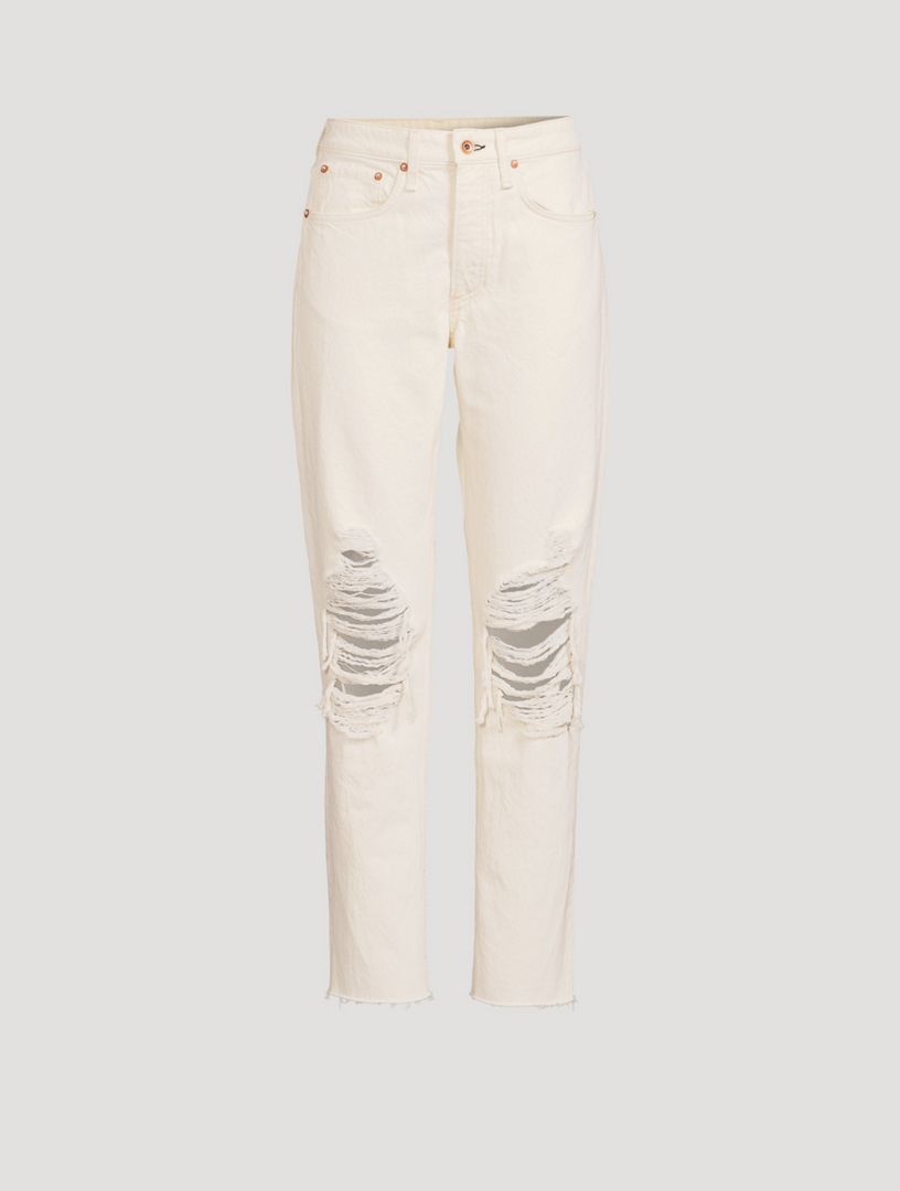 rosa mid rise boyfriend jeans