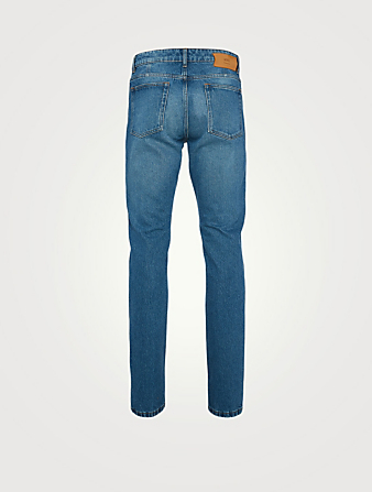 AMI PARIS Cotton Slim-Fit Jeans Mens Blue